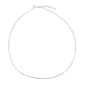 *RICE DOTS NECKLACE | SILVER
