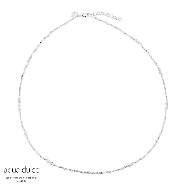 *RICE DOTS NECKLACE | SILVER