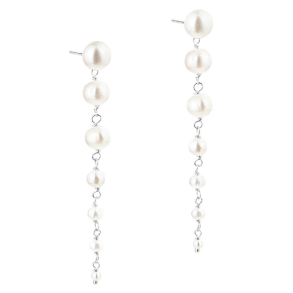 GHITA LONG EARRING | SILVER