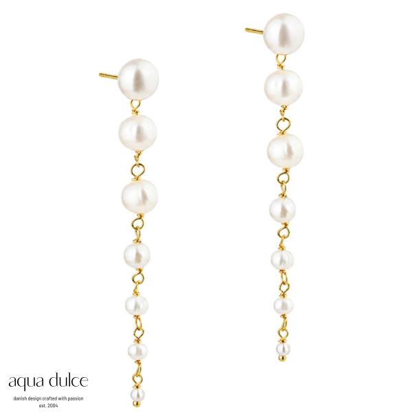 GHITA LONG EARRING | GOLDEN