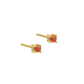 MINI KAYA ORANGE EARSTUD | GOLDEN