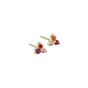 GUNNVA PINK EARSTUD | GOLDEN