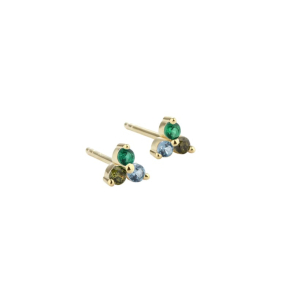 GUNNVA GREEN EARSTUD | GOLDEN