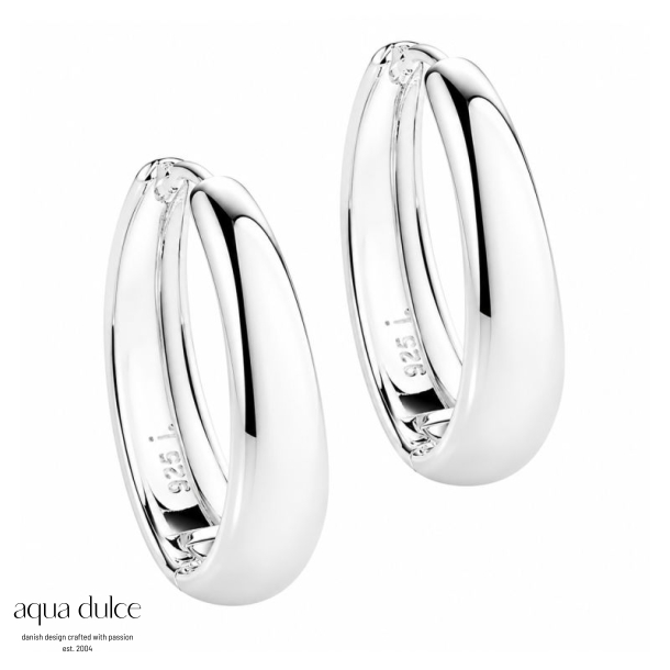 EMMA HOOP 20 MM. | SILVER