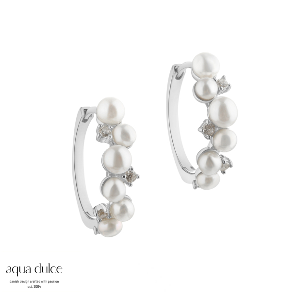 DARLING BUBBELS HOOP | SILVER