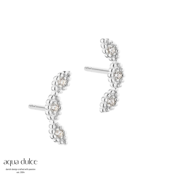 *FLOWERS UP THE EAR | SILVER