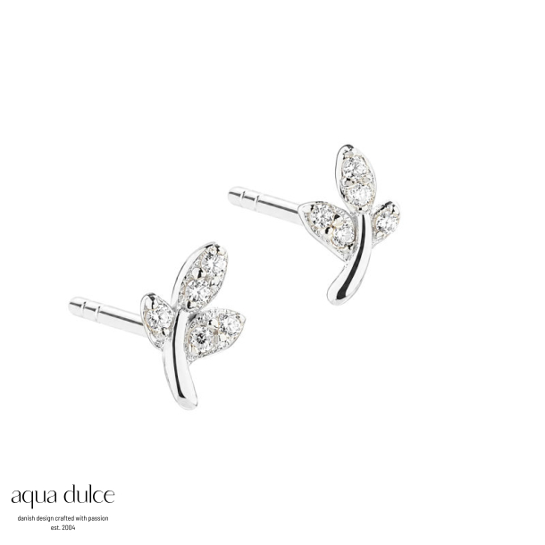 LEAFY EARSTUD | SILVER