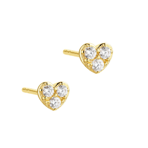 TINY HEART EARSTUD | GOLDEN