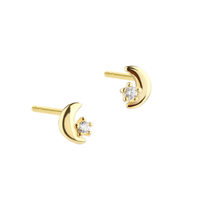 DARLING MOON EARSTUD | GOLDEN