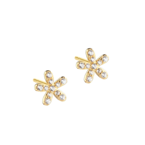 DARLING FLOWER EARSTUD | GOLDEN