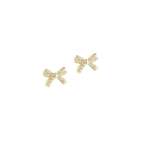DARLING BOW  EARSTUD | GOLDEN