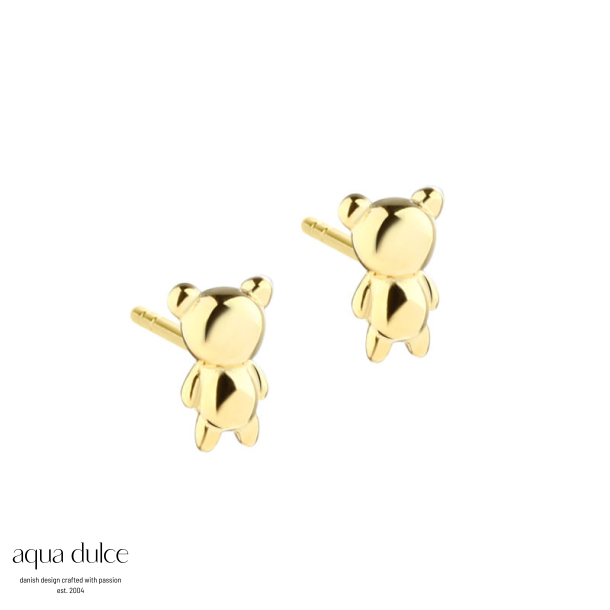 TINY TEDDY EARSTUD | GOLDEN