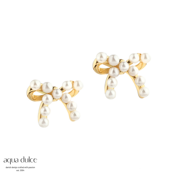 *PEARLY BOW | GOLD