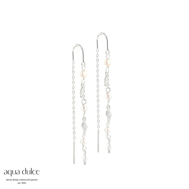 MILENA PEARL EARTHREAD | SILVER