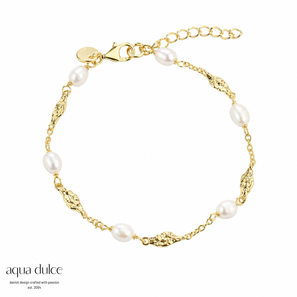 MILENA PEARL BRACELET | GOLDEN