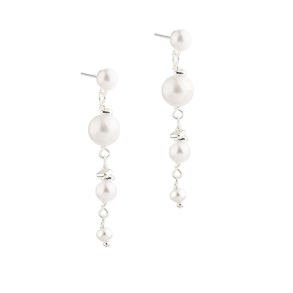 GHITA SHORT EARRING | SILVER