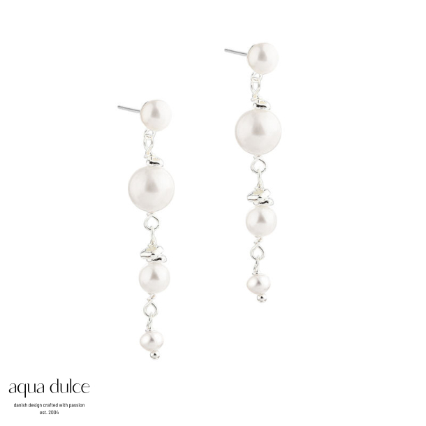 GHITA SHORT EARRING | SILVER