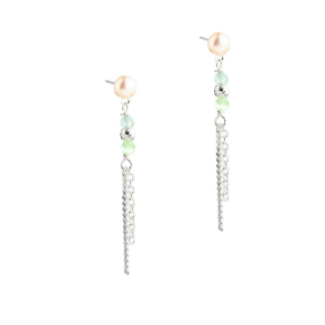AQUA BREEZE EARSTUD | SILVER