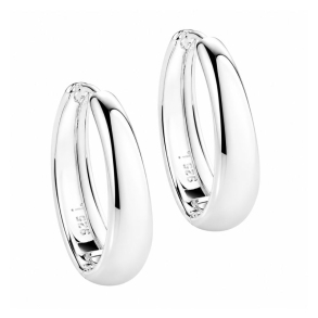 EMMA HOOP 16 MM.  | SILVER