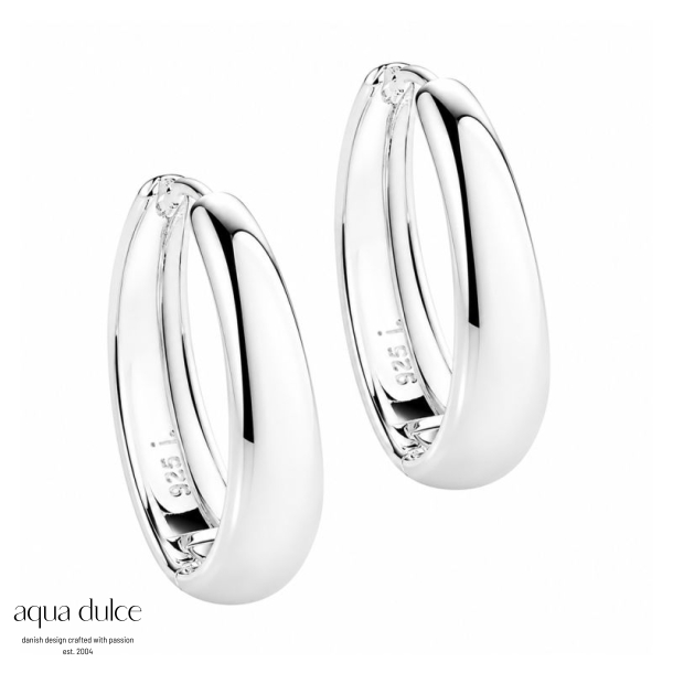 EMMA HOOP 16 MM.  | SILVER