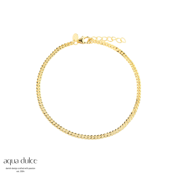 PANZER ANKLET GOLD 22 + 3 CM.