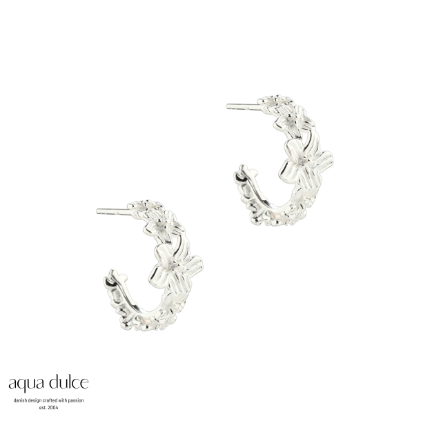 JASMIN MEDIUM HOOP | SILVER