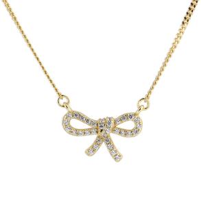 *BOW TIE NECKLACE | GOLDEN