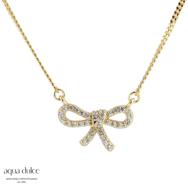 *BOW TIE NECKLACE | GOLDEN