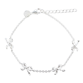 CURVE BOW BRACELET | SILVER