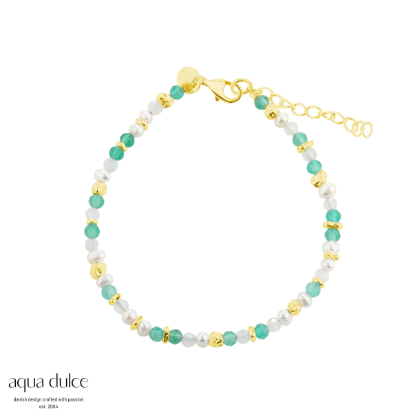 GREEN GARDEN SIMPLE BRACELET  | GOLDEN