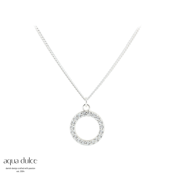 DARLING CIRCLE NECKLACE | SILVER