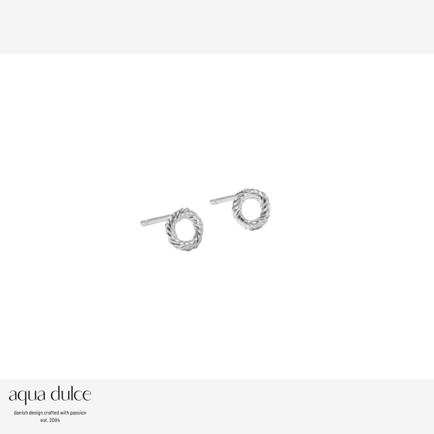 TWISTED EARSTUD TINY | SILVER