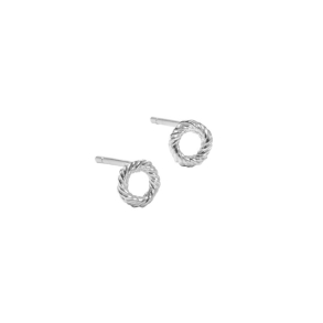 TWISTED EARSTUD TINY | SILVER