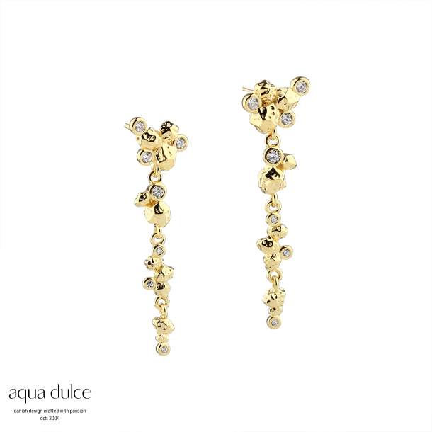 DARLING ROCK BIG EARSTUD |  GOLDEN