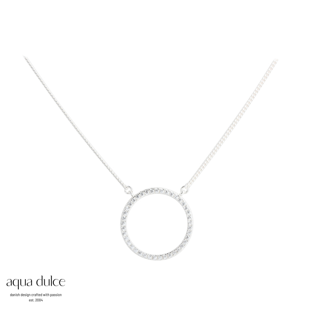 DARLING CIRCLE NECKLACE | SILVER