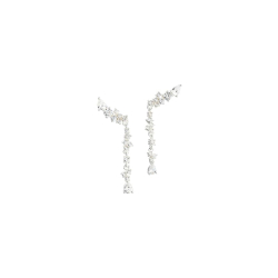 AURA LONG EARSTUD |  SILVER