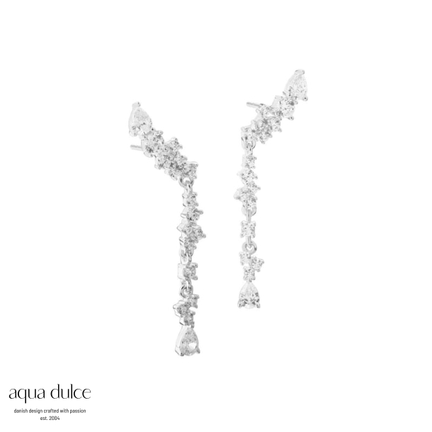 AURA LONG EARSTUD |  SILVER