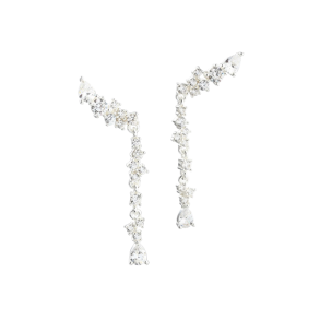 AURA LONG EARSTUD | SILVER