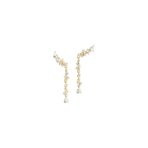 AURA LONG EARSTUD |  GOLDEN