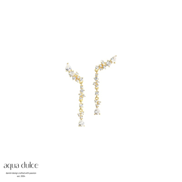 AURA LONG EARSTUD |  GOLDEN
