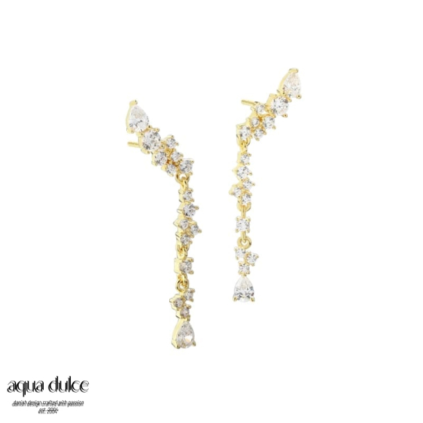 AURA LONG EARSTUD |  GOLDEN