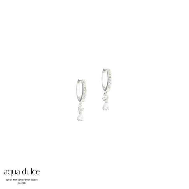 AURA HOOP |  SILVER