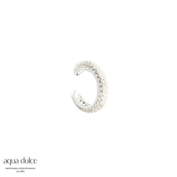 PAVÉ CUFF SINGLE |  SILVER