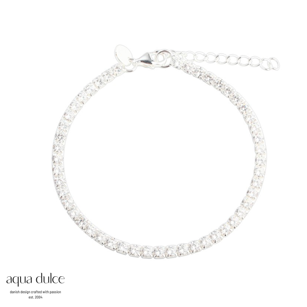 TENNIS BRACELET BIG  |  SILVER