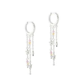 STELLA HOOP SPLASH |  SILVER