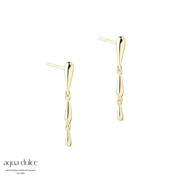 SHINY DROP LONG | GOLDEN