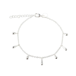 SHINY DROP BRACELET  | SILVER