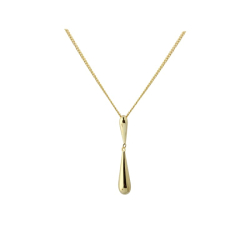 SHINY DROP NECKLACE  |  GOLDEN