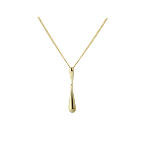 SHINY DROP NECKLACE  |  GOLDEN