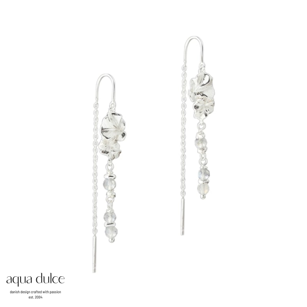 *FOLIO BLUE EARTHREAD |  SILVER